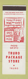 Matchbook Cover - Truro Package Liquor MA