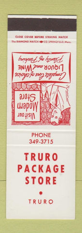 Matchbook Cover - Truro Package Liquor MA