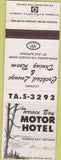 Matchbook Cover - Terrace Bay Motor Hotel Terrace Bay ON