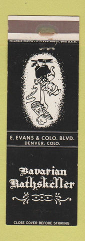 Matchbook Cover - Bavarian Rathskeller German Denver Colorado WEAR