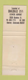Matchbook Cover - Zappone's Olive and Grape Denver Colorado Holiday Inn PINHOLE