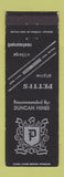 Matchbook Cover - Petti's Alpine Village Restaurant Findlay OH Bowling Green