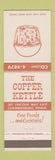Matchbook Cover - The Copper Kettle Chambersburg PA