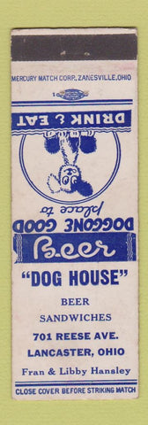 Matchbook Cover - Dog House Lancaster OH restaurant