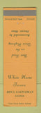 Matchbook Cover - White Horse Tavern Cincinnati OH