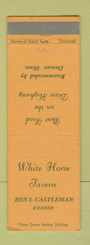 Matchbook Cover - White Horse Tavern Cincinnati OH
