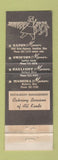 Matchbook Cover - Manor Catering Cincinnati OH