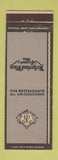 Matchbook Cover - Netherland Plaza Hotel Cincinnati OH
