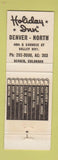 Matchbook Cover - Holiday Inn Denver Colorad