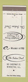 Matchbook Cover - The Indian Trail Winnetka IL