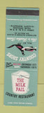 Matchbook Cover - The Milk Pail Dundee Elgin IL