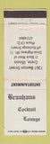 Matchbook Cover - Brauhaus Cocktail Lounge Crete IL