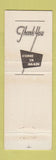 Matchbook Cover - Brauhaus Cocktail Lounge Crete IL