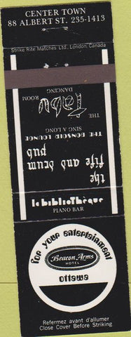 Matchbook Cover - Beacon Arms Hotel Ottawa