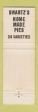 Matchbook Cover - Swartz Restaurant Decatur IL