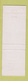 Matchbook Cover - Timely Men's Clothes Jay Druxman Las Cruces NM