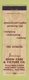 Matchbook Cover - Jennings Showcase Fixtures Roswell MN