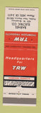 Matchbook Cover - Thompson Products Barnes Electric Hobbs NM