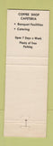 Matchbook Cover - Golden Lion Cafeteria Gallup NM