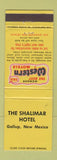 Matchbook Cover - Shalimar Hotel Gallup NM Best Western WEAR