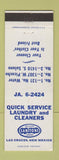 Matchbook Cover - Sanitone Laundry Las Cruces NM