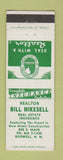 Matchbook Cover - Bill Mikesell Real Estate Insurance Roswell NM
