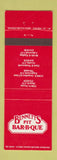 Matchbook Cover - Bennetts Pit BBQ Denver Lakewood Arvada Englewood Colorado