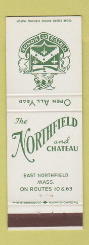 Matchbook Cover - Northfield and Chateau East Northfield MA