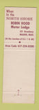 Matchbook Cover - New 128 Hotel Dedham MA