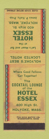 Matchbook Cover - Hotel Essex Holyoke MA WEAR