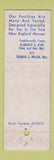 Matchbook Cover - Hotel Touraine Boston MA