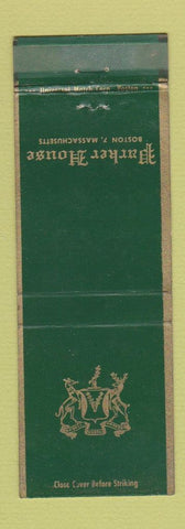 Matchbook Cover - Parker House Hotel Boston MA WEAR