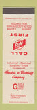 Matchbook Cover - Hendrie Bolthoff Supply Denver Colorado Springs Hollywood