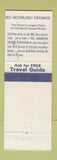 Matchbook Cover - Garden Valley Motel Colorado Springs Best Western