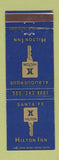 Matchbook Cover - Santa Fe Hilton NM Albuquerque
