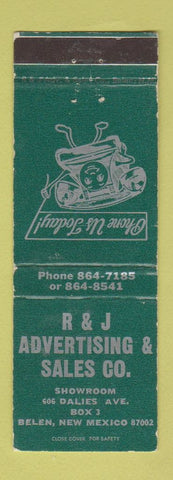 Matchbook Cover - R&J Advertising Sales Belen NM WEAR