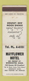 Matchbook Cover - Mayflower Motel Worcester MA WEAR