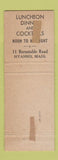Matchbook Cover - Armand's Hyannis MA restaurant WEAR