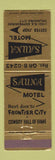 Matchbook Cover - Sauna Motel Oklahoma City OK