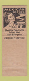 Matchbook Cover - Nemeth's El Tejon Restaurant Colorado Springs