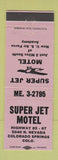 Matchbook Cover - Super Jet Motel Colorado Springs