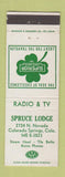 Matchbook Cover - Spruce Lodge Colorado Springs