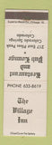 Matchbook Cover - The Village Inn Restaurant Colorado Springs