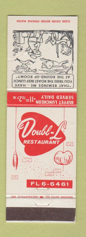 Matchbook Cover - Double L Restaurant