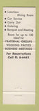 Matchbook Cover - Double L Restaurant