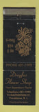 Matchbook Cover - Dreyfus Flower Shop Providence RI WEAR