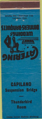 Matchbook Cover - Capilano Suspension Bridge WEAR Canada