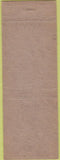 Matchbook Cover - Capilano Suspension Bridge WEAR Canada