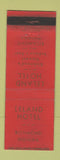 Matchbook Cover - Leland Hotel Richmond IN WEAR