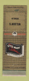Matchbook Cover - Style Mart Men's Clothes Wilson's Sedalia MO